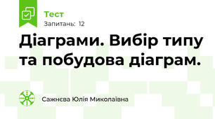 Діаграми. Вибір типу та побудова діаграм. 