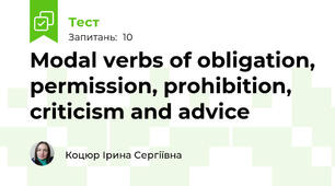 Modal verbs of obligation, permission, prohibition, criticism and advice