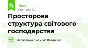 Просторова структура світового господарства