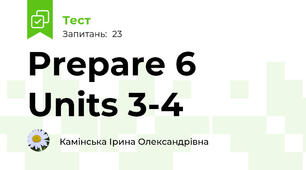 Prepare 6 Units 3-4
