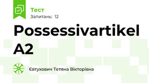 Possessivartikel A2
