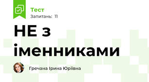 НЕ з іменниками