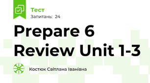 Prepare 6 Review Unit 1-3