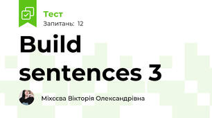 Build sentences 3