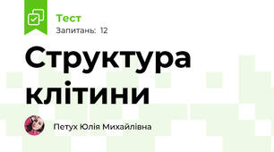 Структура клітини
