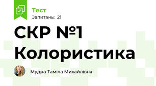 СКР №1 Колористика