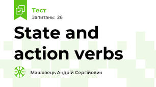 State and action verbs 