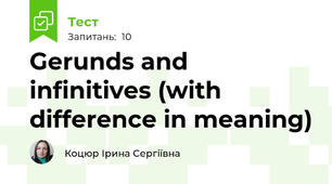 Gerunds and infinitives (with difference in meaning)