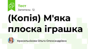 (Копія) М'яка плоска іграшка
