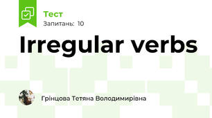 Irregular verbs