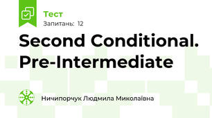 Second Conditional. Pre-Intermediate