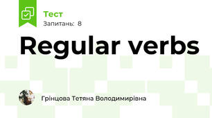 Regular verbs