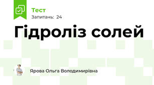 Гідроліз солей