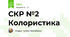 СКР №2 Колористика
