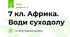 7 кл. Африка. Води суходолу 