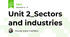 Unit 2_Sectors and industries