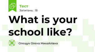 What is your school like?