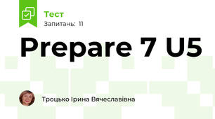 Prepare 7 U5