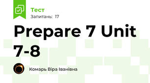 Prepare 7 Unit 7-8