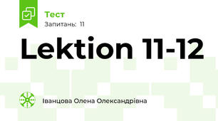 Lektion 11-12 