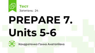 PREPARE 7. Units 5-6