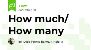 How much/ How many