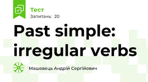Past simple: irregular verbs 