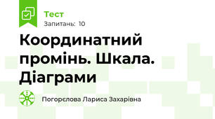 Координатний промінь. Шкала.  Діаграми