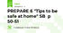 PREPARE 6 "Tips to be safe at home" SB  p 50-51