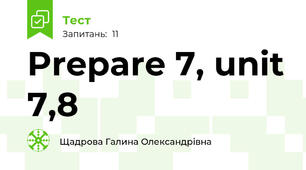 Prepare 7, unit 7,8 