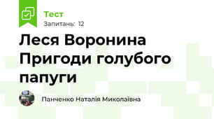  Леся Воронина Пригоди голубого папуги
