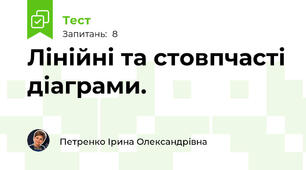  Лінійні та стовпчасті діаграми. 