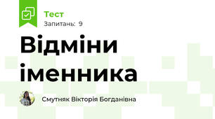 Відміни іменника