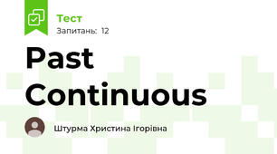 Past Continuous