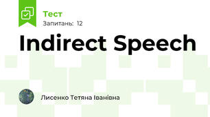 Indirect Speech 