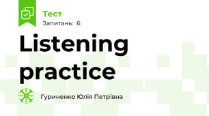 Listening practice