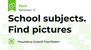 School subjects. Find pictures