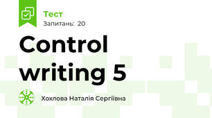 Control writing 5