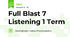 Full Blast 7 Listening 1 Term