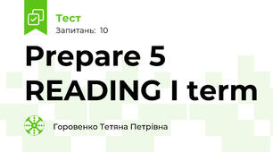  Prepare 5 READING I term