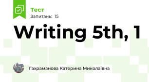 Writing 5th, 1