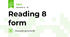 Reading 8 form 