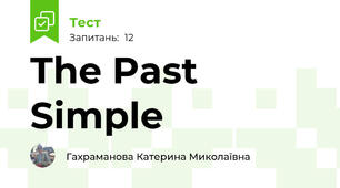 The Past Simple 
