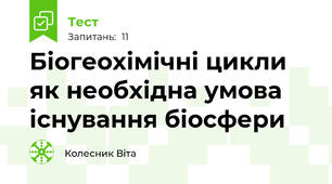 Біогеохімічні цикли як необхідна умова існування біосфери