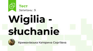 Wigilia - słuchanie