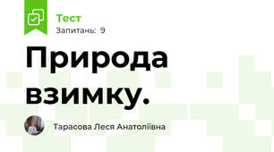 Природа взимку.