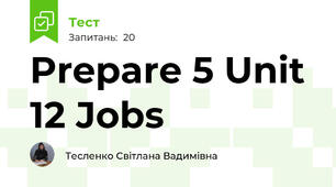  Prepare 5 Unit 12 Jobs
