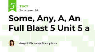 Some, Any, A, An Full Blast 5 Unit 5 a
