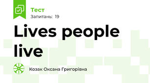 Lives people live