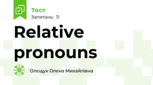 Relative pronouns